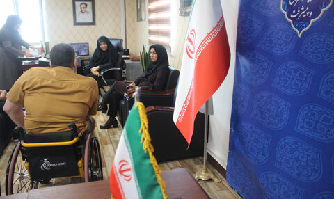 دیدار چهره‌ به‌ چهره مدیرکل بهزیستی البرز با جامعه هدف محترم