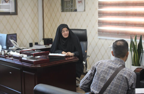 دیدار چهره‌ به‌ چهره مدیرکل بهزیستی البرز با جامعه هدف محترم