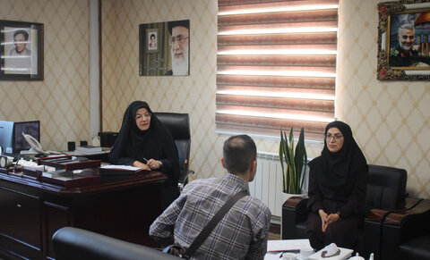 دیدار چهره‌ به‌ چهره مدیرکل بهزیستی البرز با جامعه هدف محترم