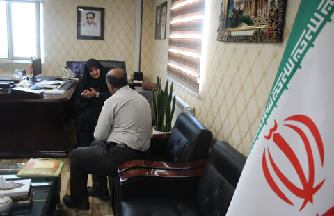 دیدار چهره‌ به‌ چهره مدیرکل بهزیستی البرز با جامعه هدف محترم