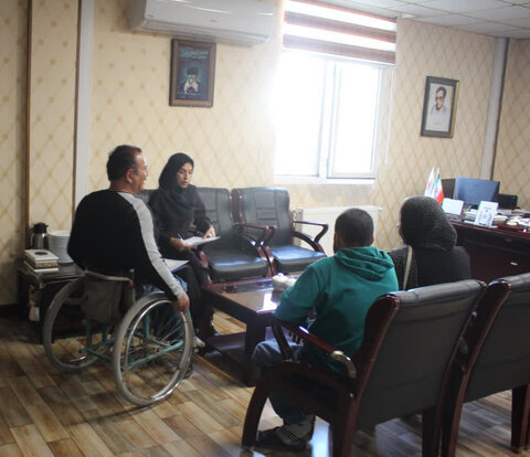 دیدار چهره‌ به‌ چهره مدیرکل بهزیستی البرز با جامعه هدف محترم