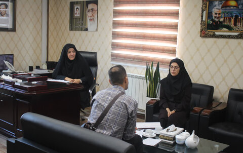 دیدار چهره‌ به‌ چهره مدیرکل بهزیستی البرز با جامعه هدف محترم