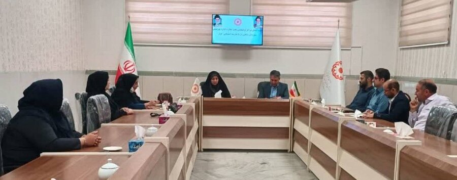 جلسه تعامل مراکز توانبخشی روزانه تحت نظارت  بهزیستی  شاهین‌دژ با مدرسه استثنایی کوثر شهرستان