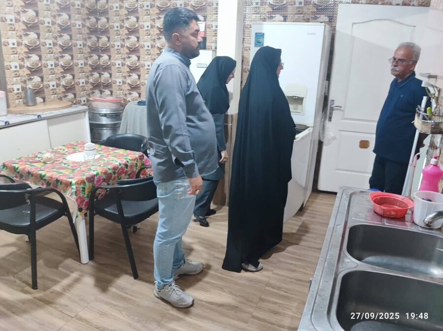 شهر قدس | بازدید مسئول سلامت اجتماعی شهرستان از مراکز شلتر تحت نظارت بهزیستی