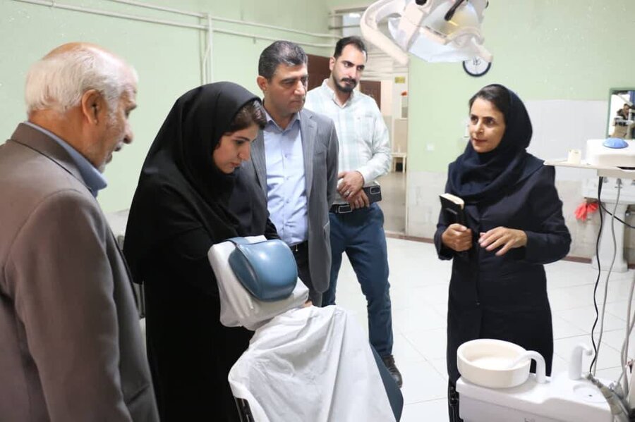 شهر قدس | بازدید رئیس شبکه بهداشت از مرکز نگهداری معلولین ذهنی و سالمندان قدس
