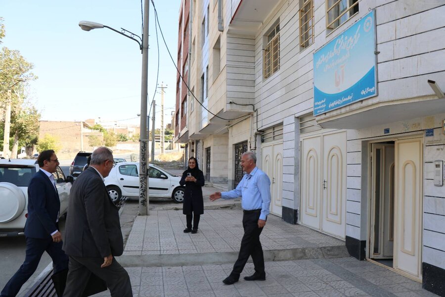 دیدار صمیمی مسئولان قضایی و بهزیستی با سالمندان