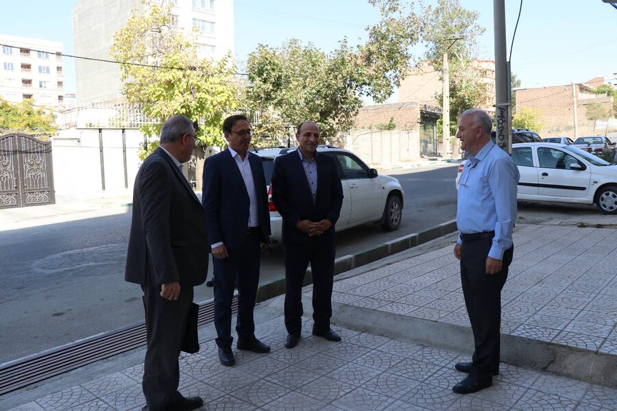 دیدار صمیمی مسئولان قضایی و بهزیستی با سالمندان