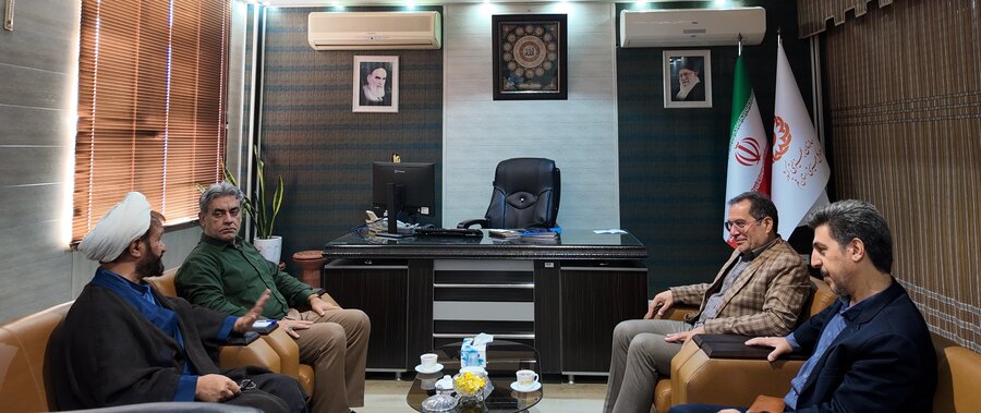 دیدار مدیر بنیاد علمی آموزشی قلمچی قم با سرپرست بهزیستی استان قم