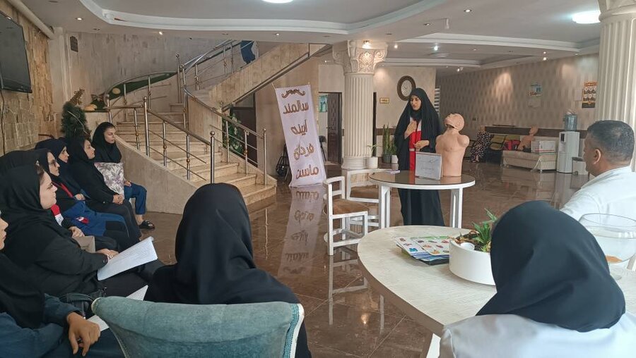  آستانه اشرفیه / دوره آموزشی "کمک های اولیه در مواقع بحران" برگزار شد