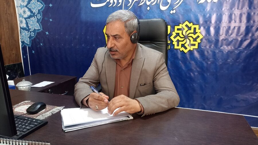 مدیرکل بهزیستی کردستان امروز به صورت مستقیم پاسخگوی تماسهای مردم در سامانه «سامد» شد