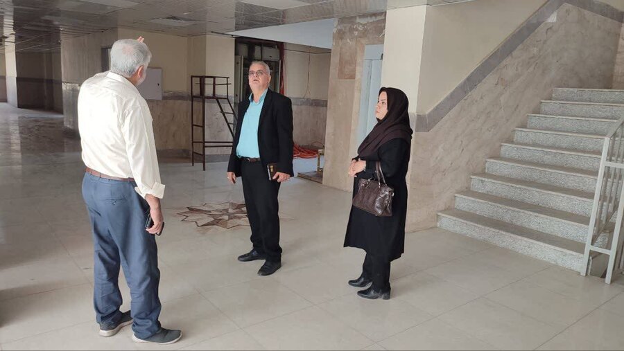 شهریار | بازدید سرپرست اداره بهزیستی شهرستان از مرکز خیریه سالمندان «سرای آینه» به مناسبت هفته سالمندان