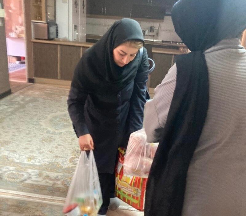 شمیرانات | دیدار با خانواده توانخواه واهدای سبد حمایتی همزمان با هفته ناشنوایان