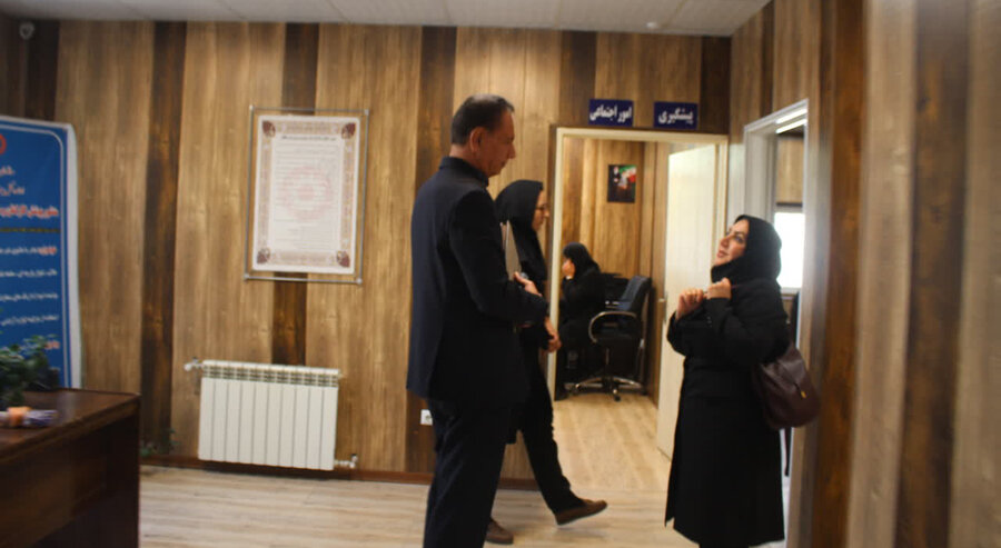 دیدار مدیرکل بهزیستی البرز با کارکنان اداره بهزیستی شهرستان طالقان