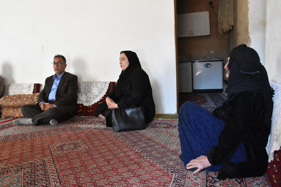 دیدار مدیرکل با مددجویان بخش کوزران