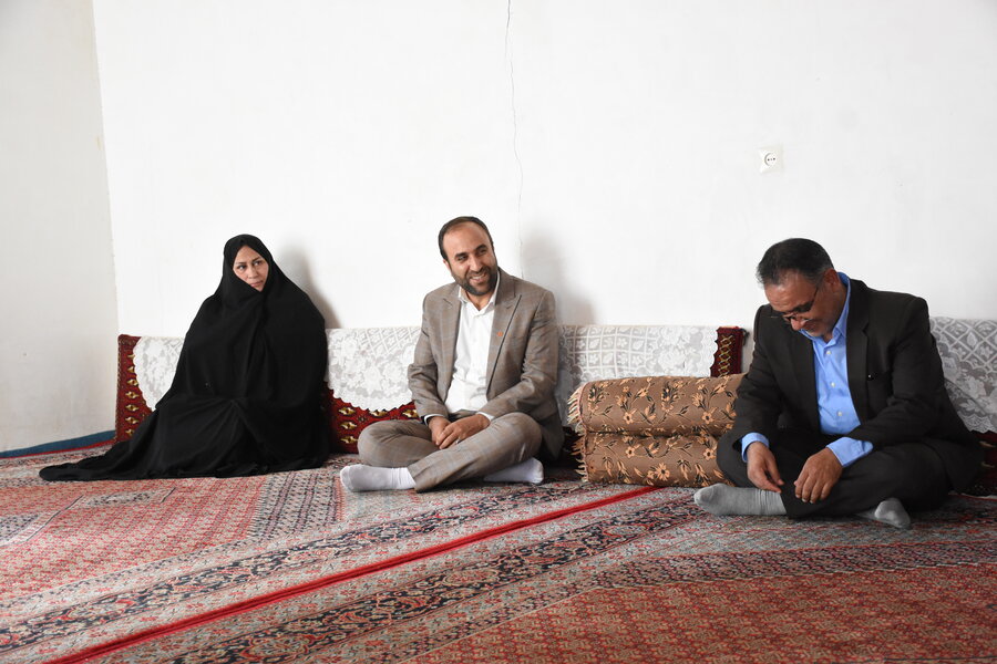 دیدار مدیرکل با مددجویان بخش کوزران