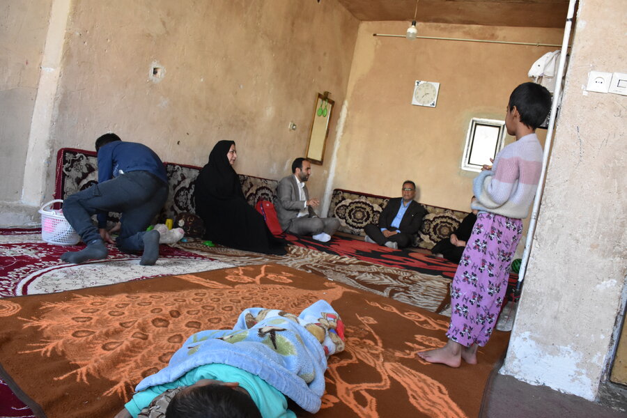 دیدار مدیرکل با مددجویان بخش کوزران