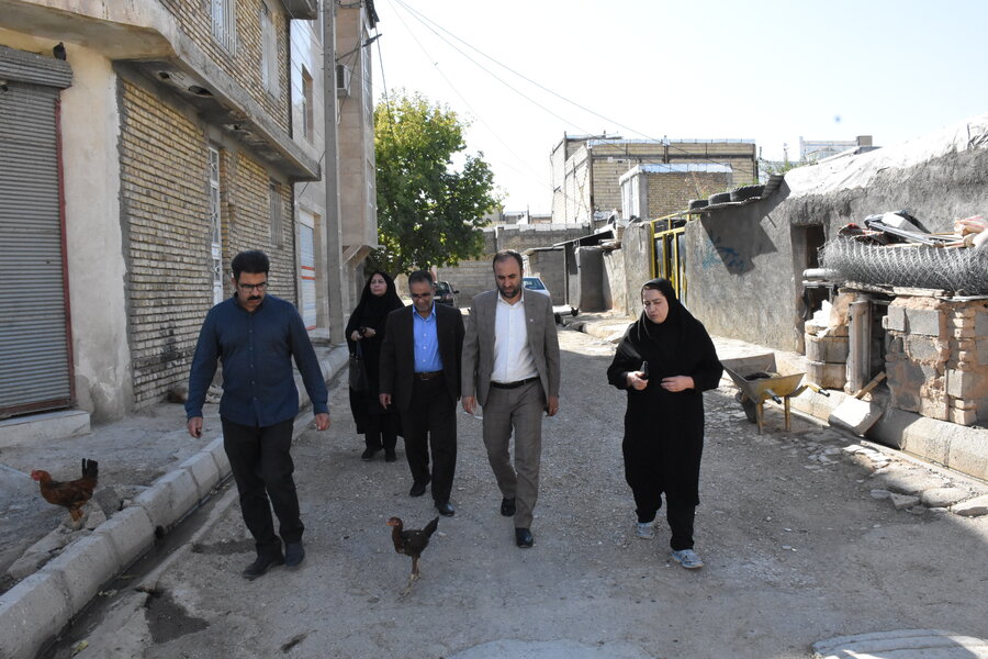 دیدار مدیرکل با مددجویان بخش کوزران