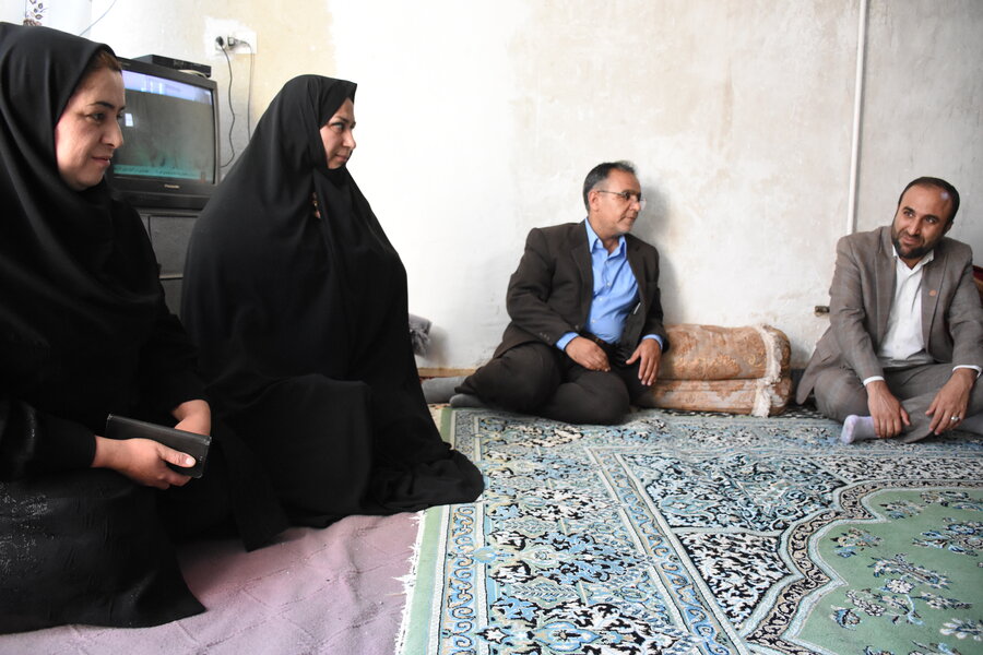 دیدار مدیرکل با مددجویان بخش کوزران