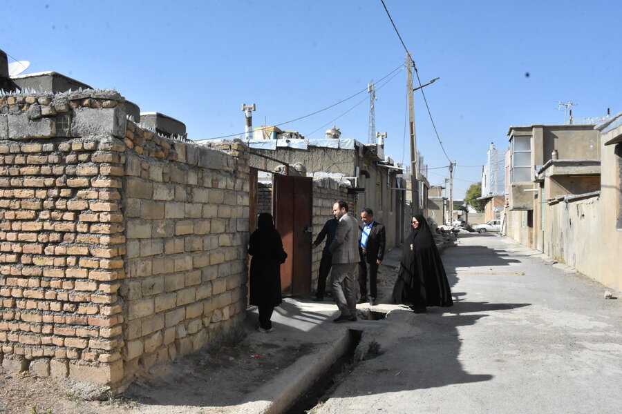 دیدار مدیرکل با مددجویان بخش کوزران