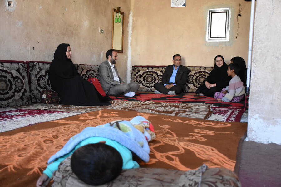 دیدار مدیرکل بهزیستی با مددجویان بخش کوزران