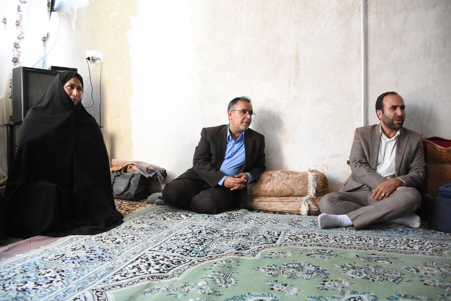 دیدار مدیرکل با مددجویان بخش کوزران