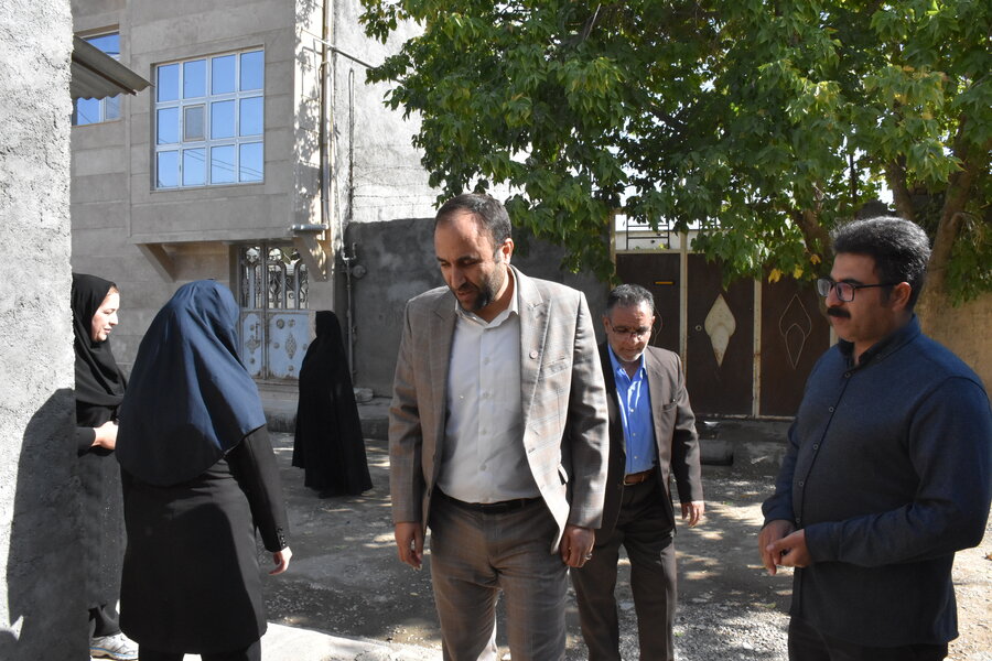 دیدار مدیرکل با مددجویان بخش کوزران