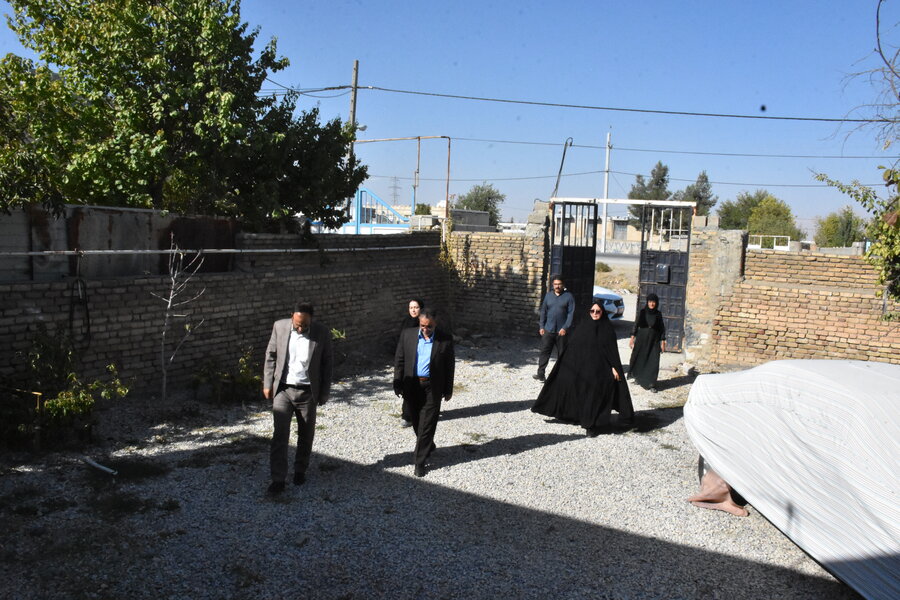 دیدار مدیرکل با مددجویان بخش کوزران