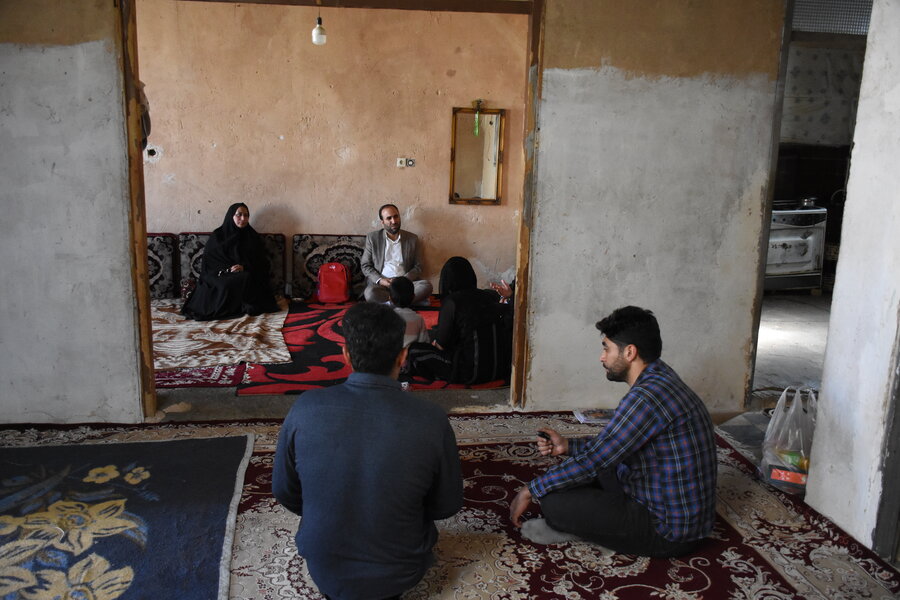 دیدار مدیرکل با مددجویان بخش کوزران