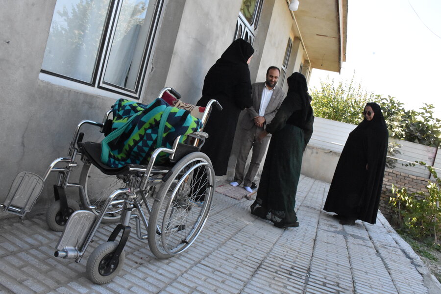 دیدار مدیرکل با مددجویان بخش کوزران