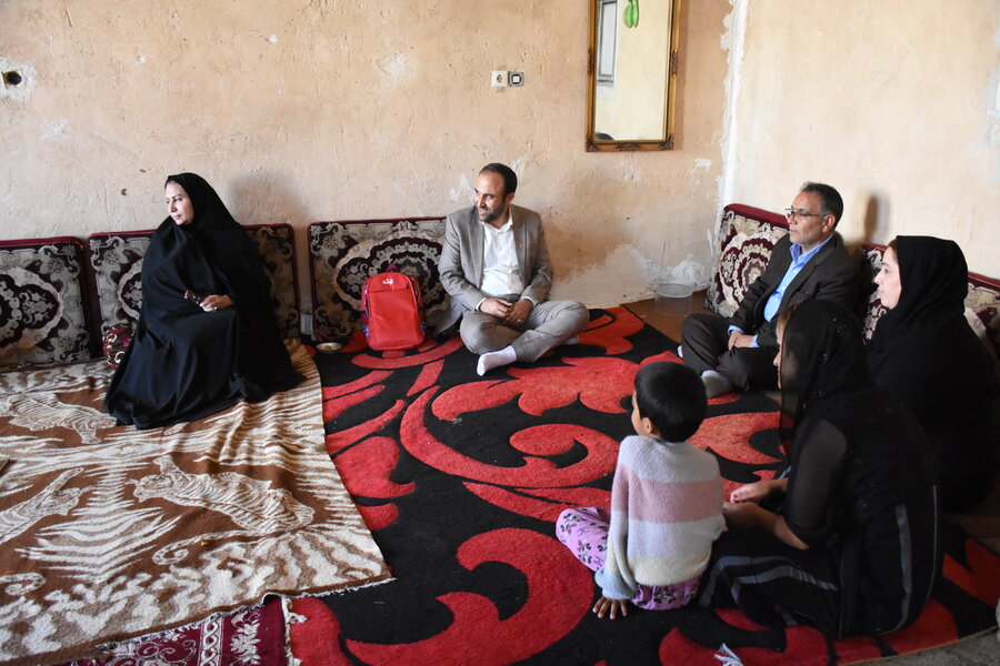 دیدار مدیرکل با مددجویان بخش کوزران