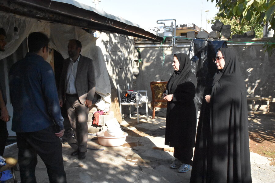 دیدار مدیرکل با مددجویان بخش کوزران