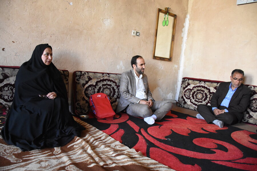 دیدار مدیرکل با مددجویان بخش کوزران