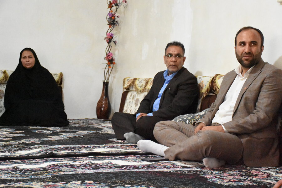 دیدار مدیرکل با مددجویان بخش کوزران