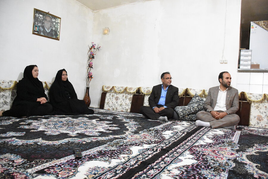 دیدار مدیرکل با مددجویان بخش کوزران