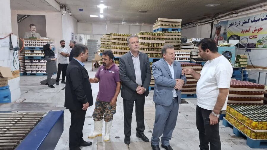 بازدید مدیر کل بهزیستی ایلام از شرکت سیف گستر دره شهر
