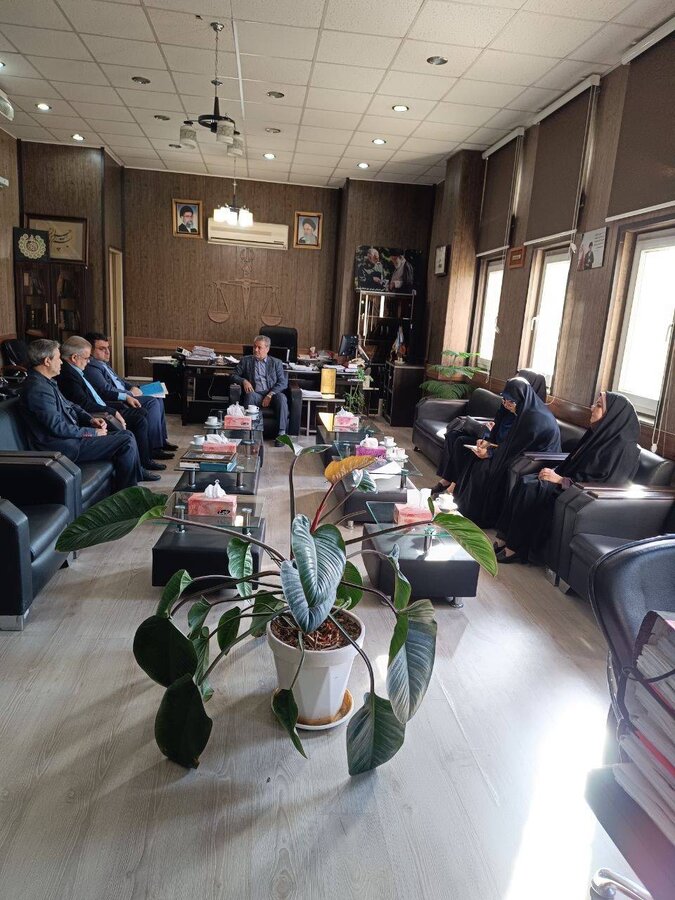 شهریار | دیدار سرپرست اداره بهزیستی با رئیس دادگستری شهرستان