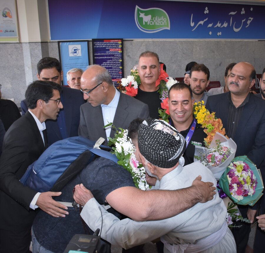 استقبال از افتخارآفرینان پارادوومیدانی