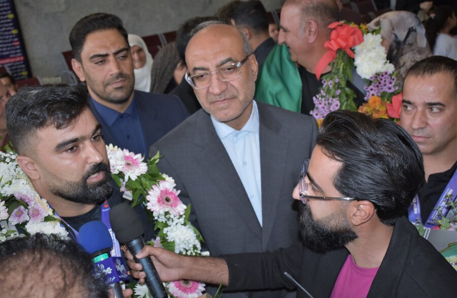 استقبال از افتخارآفرینان پارادوومیدانی