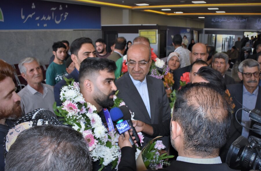 استقبال از افتخارآفرینان پارادوومیدانی