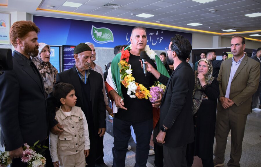 استقبال از افتخارآفرینان پارادوومیدانی