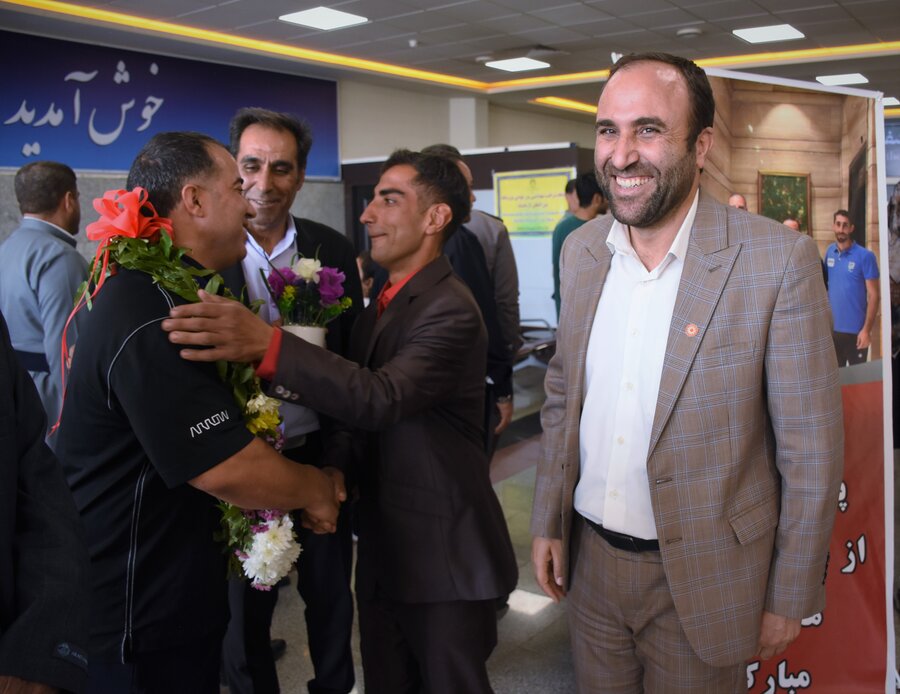 استقبال از افتخارآفرینان پارادوومیدانی