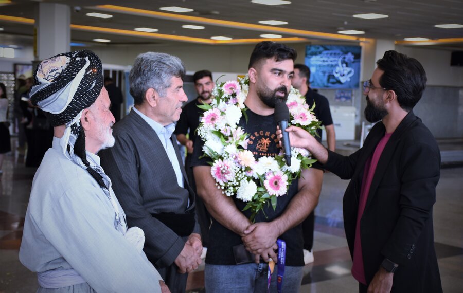 استقبال از افتخارآفرینان پارادوومیدانی