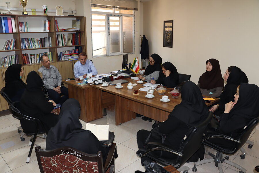 جلسه کارگروه هفته سلامت روان در بهزیستی خوزستان برگزار شد