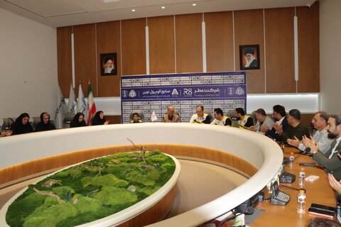 گزارش تصویری ا نشست خبری پیش از مسابقه فوتبال بین پیشکسوتان آلومینیوم و ستارگان رسانه