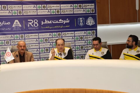 گزارش تصویری ا نشست خبری پیش از مسابقه فوتبال بین پیشکسوتان آلومینیوم و ستارگان رسانه