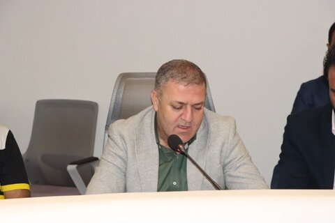 گزارش تصویری ا نشست خبری پیش از مسابقه فوتبال بین پیشکسوتان آلومینیوم و ستارگان رسانه