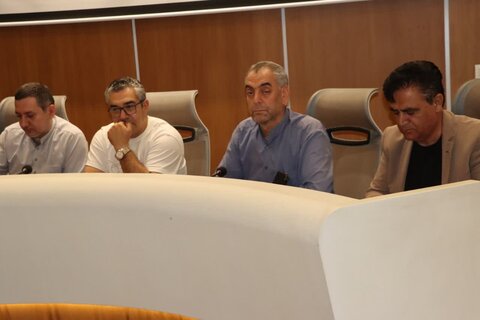 گزارش تصویری ا نشست خبری پیش از مسابقه فوتبال بین پیشکسوتان آلومینیوم و ستارگان رسانه