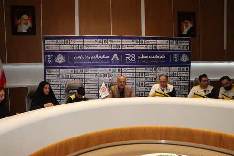 گزارش تصویری ا نشست خبری پیش از مسابقه فوتبال بین پیشکسوتان آلومینیوم و ستارگان رسانه