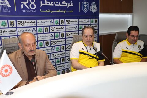 گزارش تصویری ا نشست خبری پیش از مسابقه فوتبال بین پیشکسوتان آلومینیوم و ستارگان رسانه