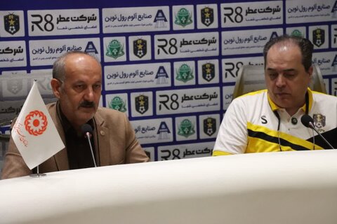 گزارش تصویری ا نشست خبری پیش از مسابقه فوتبال بین پیشکسوتان آلومینیوم و ستارگان رسانه